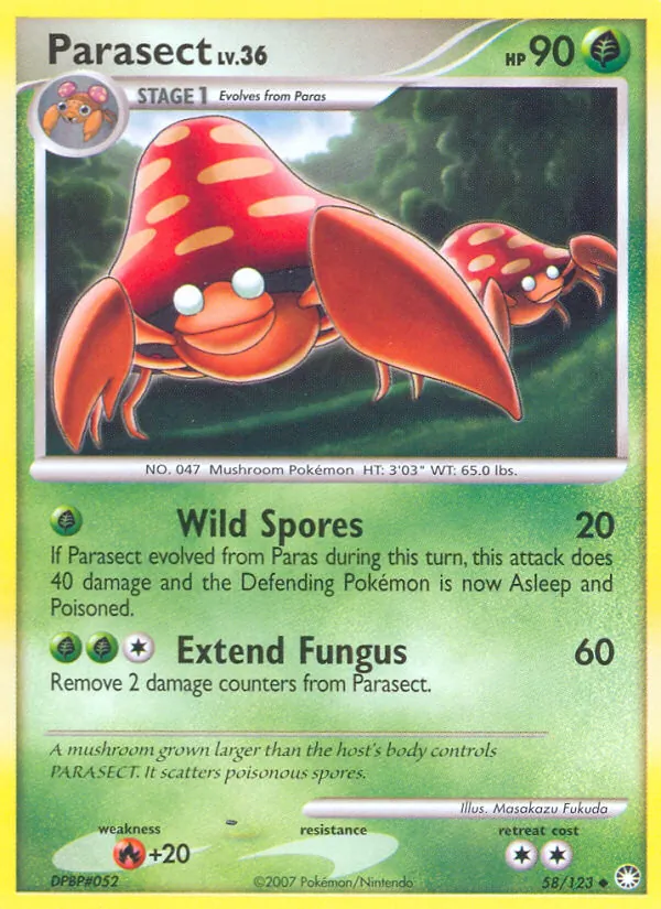 58-RH Parasect – Mysterious Treasures
