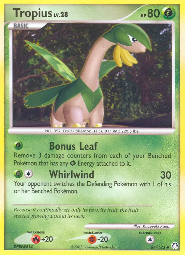 64-RH Tropius – Mysterious Treasures