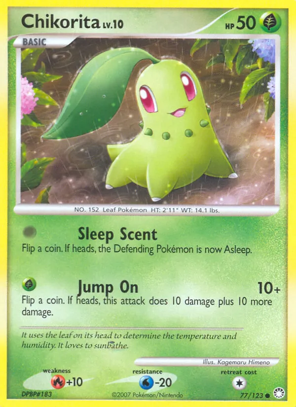 77-RH Chikorita – Mysterious Treasures