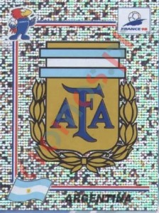 499 Emblem Argentina – FIFA World Cup France 1998 Panini