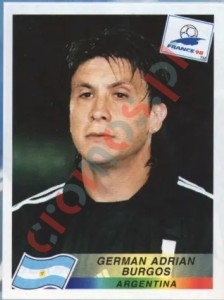 500 German Adrian Burgos – FIFA World Cup France 1998 Panini