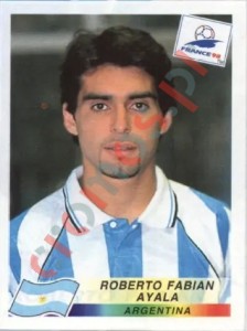 501 Roberto Fabian Ayala – FIFA World Cup France 1998 Panini