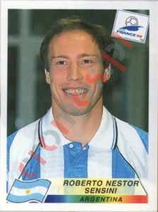 502 Roberto Nestor Sensini – FIFA World Cup France 1998 Panini