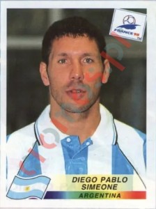 505 Diego Pablo Simeone – FIFA World Cup France 1998 Panini
