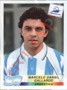 510 Marcelo Daniel Gallardo – FIFA World Cup France 1998 Panini
