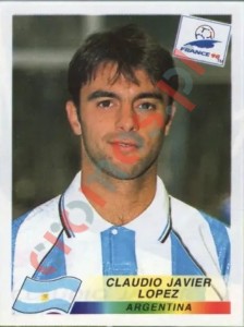 512 Claudio Javier Lopez – FIFA World Cup France 1998 Panini