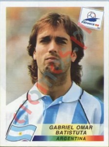 514 Gabriel Omar Batistuta – FIFA World Cup France 1998 Panini