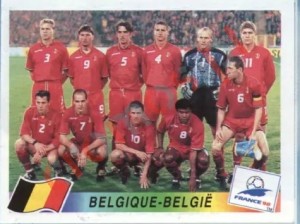 317 Team Belgium – FIFA World Cup France 1998 Panini