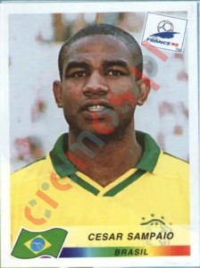 22 Cesar Sampaio – FIFA World Cup France 1998 Panini