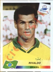 26 Rivaldo – FIFA World Cup France 1998 Panini