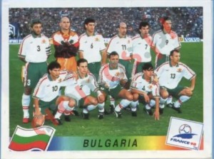 281 Team Bulgaria – FIFA World Cup France 1998 Panini