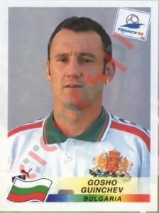 288 Gosho Guinchev – FIFA World Cup France 1998 Panini