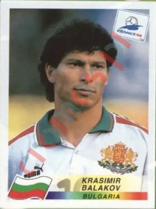292 Krasimir Balakov – FIFA World Cup France 1998 Panini