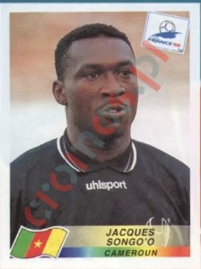 122 Jacques Songo’O – FIFA World Cup France 1998 Panini