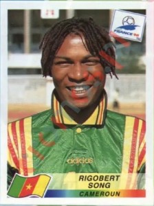 123 Rigobert Song – FIFA World Cup France 1998 Panini