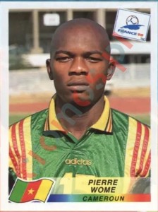 127 Pierre Wome – FIFA World Cup France 1998 Panini