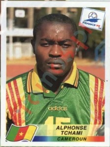 135 Alphonse Tchami – FIFA World Cup France 1998 Panini