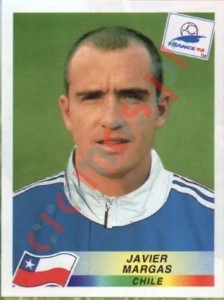 107 Javier Margas – FIFA World Cup France 1998 Panini