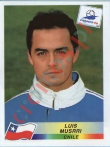 111 Luis Mussri – FIFA World Cup France 1998 Panini