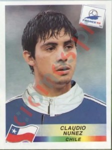 118 Claudio Nunez – FIFA World Cup France 1998 Panini