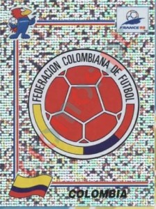 446 Emblem Colombia – FIFA World Cup France 1998 Panini
