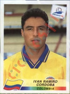 450 Ivan Ramiro Cordoba – FIFA World Cup France 1998 Panini