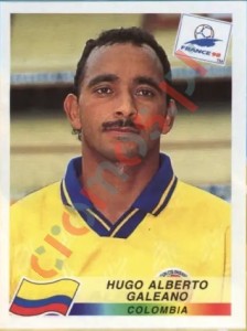 452 Hugo Alberto Galeano – FIFA World Cup France 1998 Panini