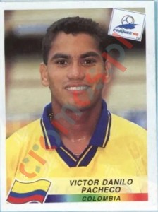 458 Victor Danilo Pacheco – FIFA World Cup France 1998 Panini
