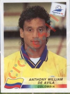 459 Anthony William De Avila – FIFA World Cup France 1998 Panini