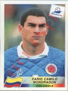 462 Faryd Camilo Mondragon – FIFA World Cup France 1998 Panini