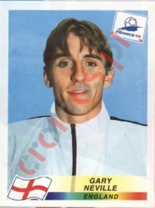 465 Gary Neville – FIFA World Cup France 1998 Panini