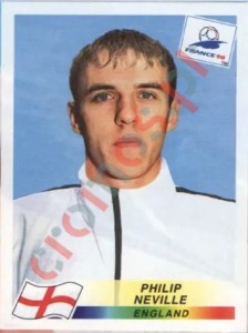 469 Phil Neville – FIFA World Cup France 1998 Panini