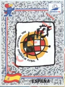 229 Emblem Spain – FIFA World Cup France 1998 Panini