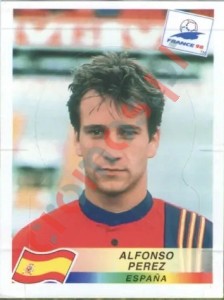 244 Alfonso Perez – FIFA World Cup France 1998 Panini