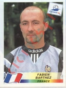 158 Fabien Barthez – FIFA World Cup France 1998 Panini