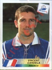 161 Vincent Candela – FIFA World Cup France 1998 Panini