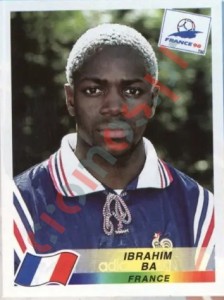 163 Ibrahim Ba – FIFA World Cup France 1998 Panini