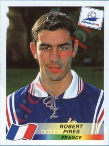166 Robert Pires – FIFA World Cup France 1998 Panini