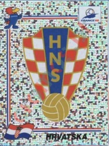 535 Emblem Croatia – FIFA World Cup France 1998 Panini