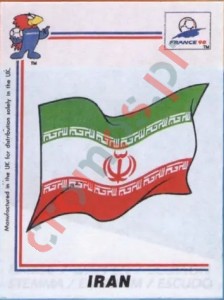 417 Emblem Iran – FIFA World Cup France 1998 Panini