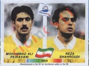 419 Mohammad Ali Peiravani / Reza Shahroudi – FIFA World Cup France 1998 Panini