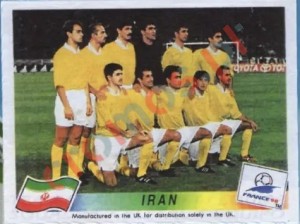 420 Team Iran – FIFA World Cup France 1998 Panini