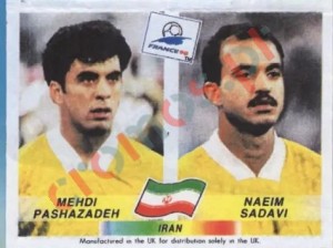 421 Mehdi Pashazadeh / Naeim Sadavi – FIFA World Cup France 1998 Panini