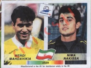 426 Mehdi Mahdavikia / Nima Nakissa – FIFA World Cup France 1998 Panini