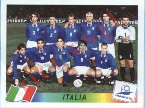 85 Team Italy – FIFA World Cup France 1998 Panini