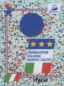 86 Emblem Italy – FIFA World Cup France 1998 Panini