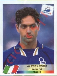 88 Alessandro Nesta – FIFA World Cup France 1998 Panini