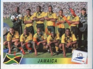 555 Team Jamaica – FIFA World Cup France 1998 Panini