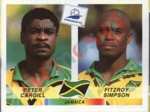 557 Peter Cargill / Fitzroy Simpson – FIFA World Cup France 1998 Panini
