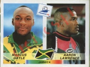 561 Marcus Gayle / Aaron Lawrence – FIFA World Cup France 1998 Panini